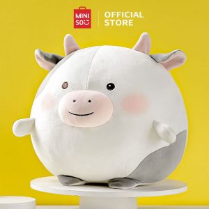 MINISO ตุ๊กตา ตุ๊กตาแม่วัว กลมดุ๊กดิ๊กน่ารัก