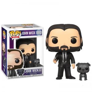 Funko Pop! โมเดลฟิกเกอร์ John Wick-John Wick With Dog 580