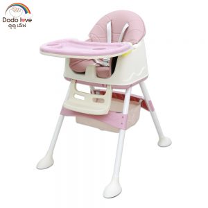 DODOLOVE เก้าอี้ทานข้าวเด็ก ปรับได้ 3 ระดับ