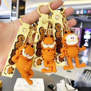 พวงกุญแจการ์ฟิลด์  สําหรับตกแต่งกระเป๋านักเรียน รถยนต์